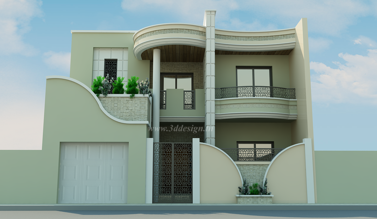 Déco facade maison tunisie